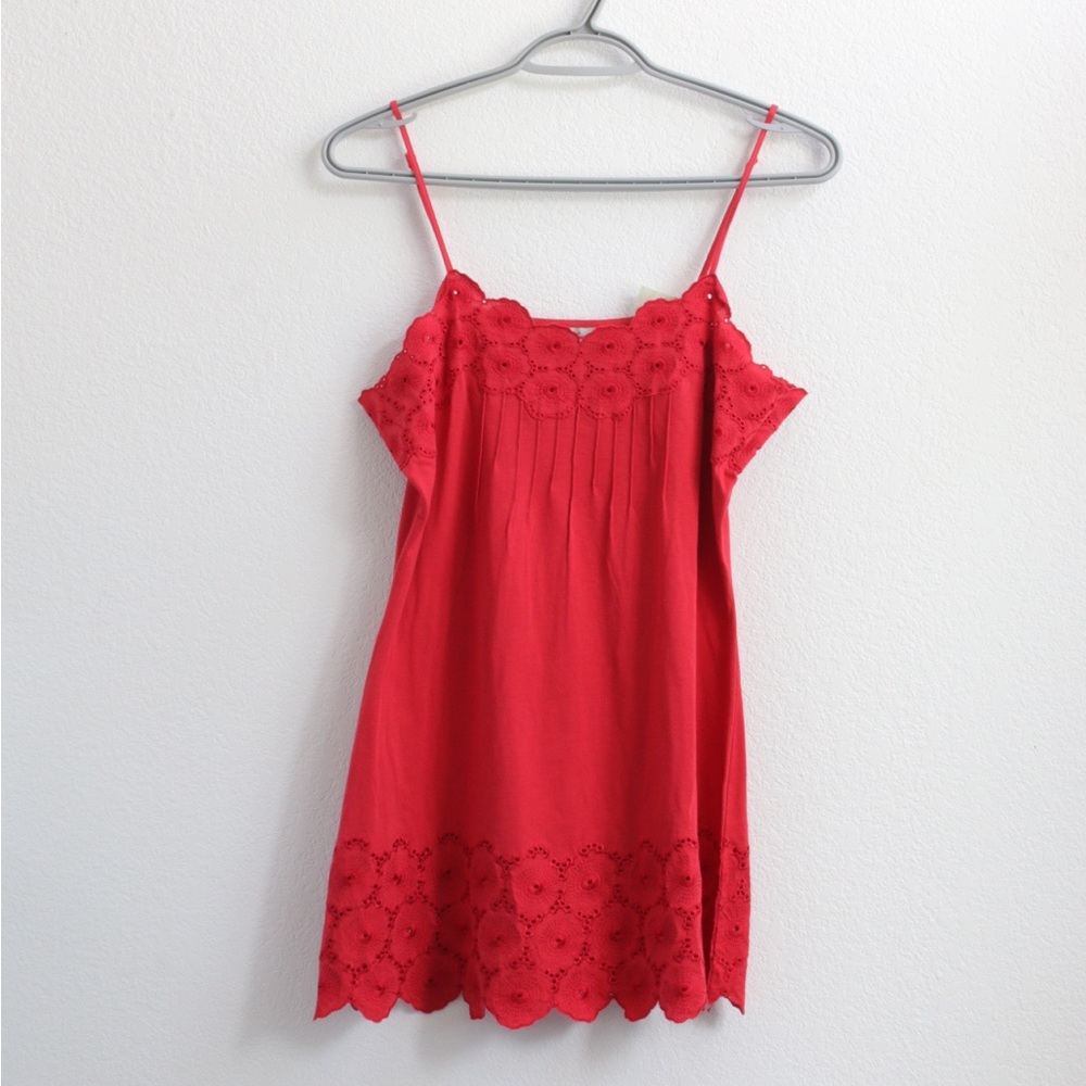 Intuitions Red Cami Sz: M